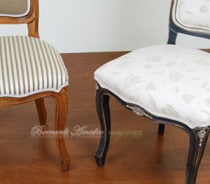 SE09 L2 Two-tone lacquered Parisian chair with upholstered seat and back 05